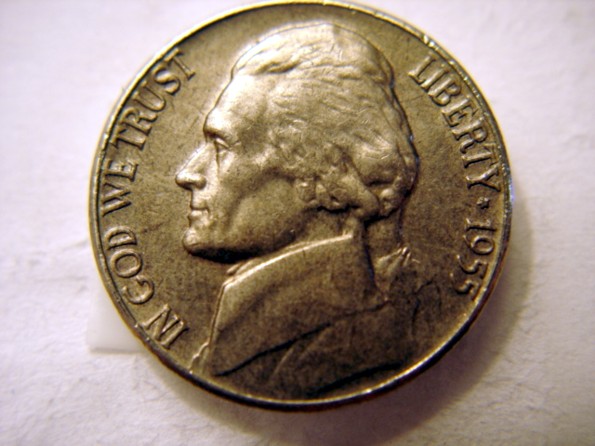 1955-P--Jefferson-Nickel---Possible-